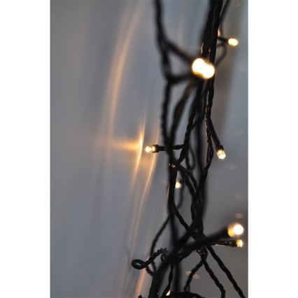 LED Zunanja božična veriga 20m 400xLED/230V IP44 3000K
