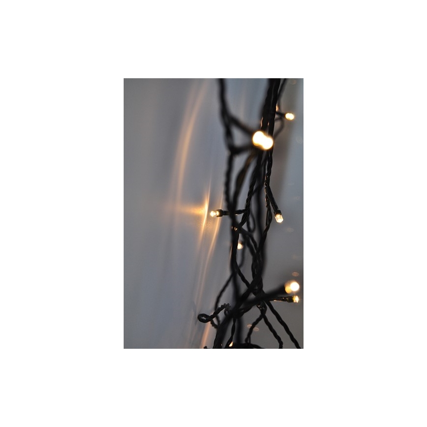 LED Zunanja božična veriga 20m 400xLED/230V IP44 3000K