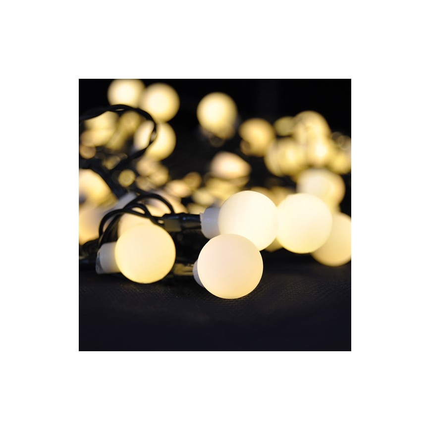 LED RGB Zatemnitvena zunanja božična veriga 10m 100xLED/230V + daljinski upravljalnik IP44