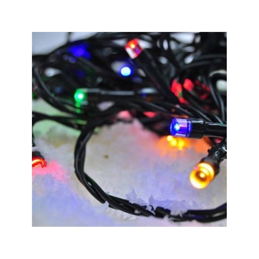 LED Zunanja božična veriga 100xLED/8 funkcij 13m IP44 multicolor