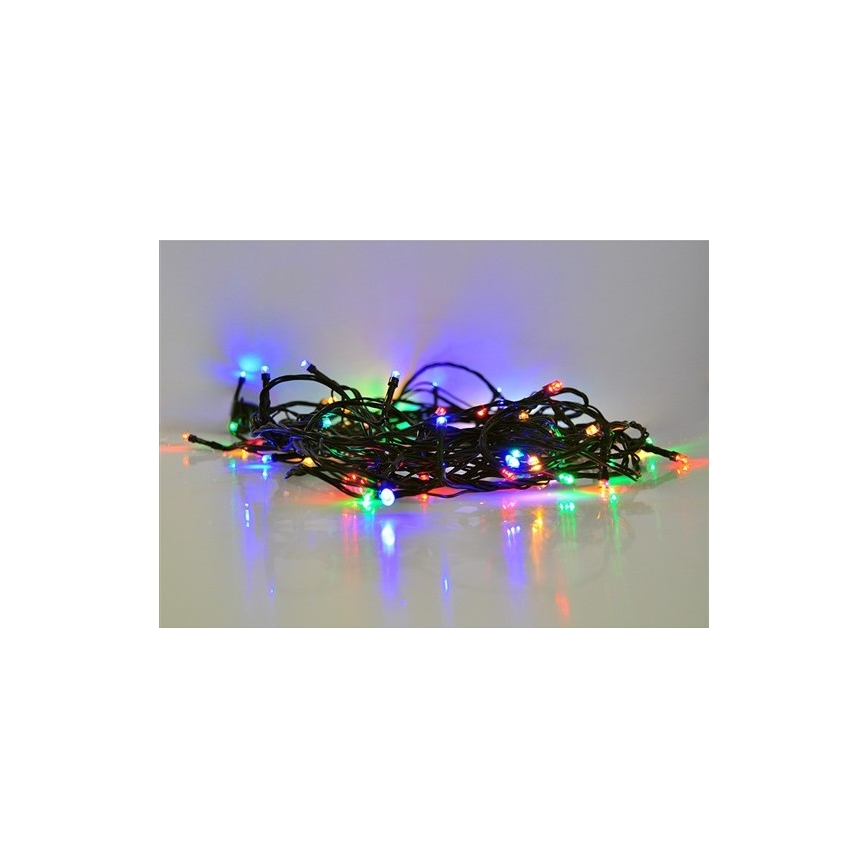 LED Zunanja božična veriga 100xLED/8 funkcij 13m IP44 multicolor
