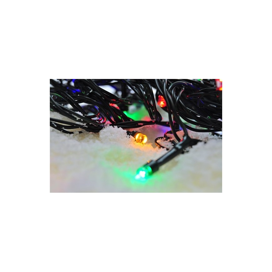 LED Zunanja božična veriga 100xLED/8 funkcij 13m IP44 multicolor