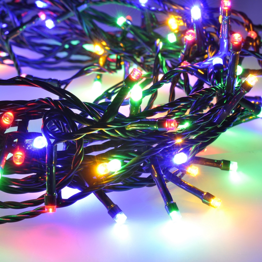 LED zunanji niz 100xLED/8 funkcij 13m IP44 večbarven