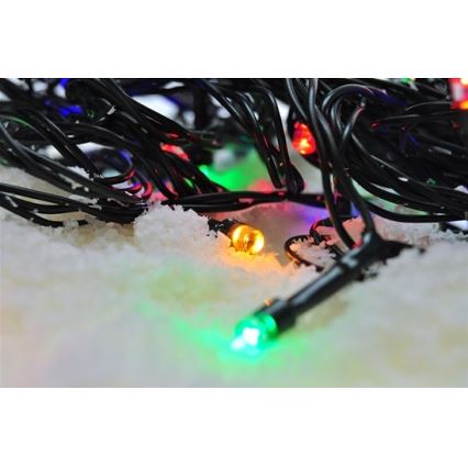 LED zunanji niz 100 x LED, 8 funkcij, IP44, 13 m, večbarven