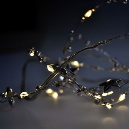LED Božična veriga 1 m 20xLED/2xAA