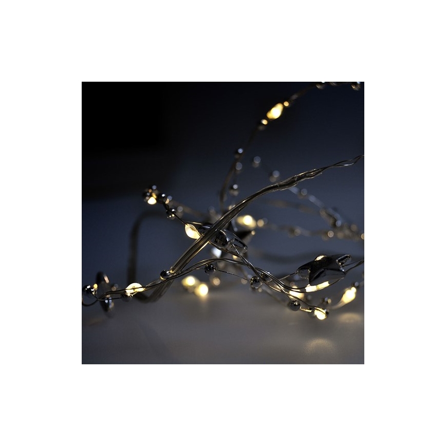 LED Božična veriga 1 m 20xLED/2xAA