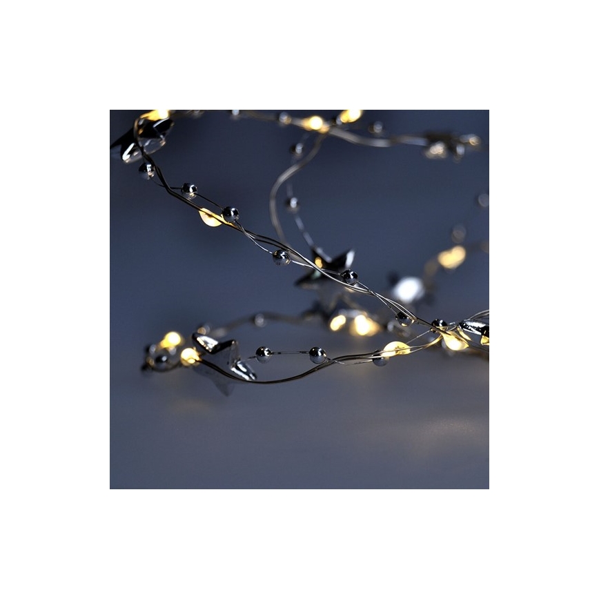 LED Božična veriga 1 m 20xLED/2xAA