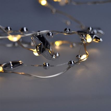 LED Božična veriga 1 m 20xLED/2xAA