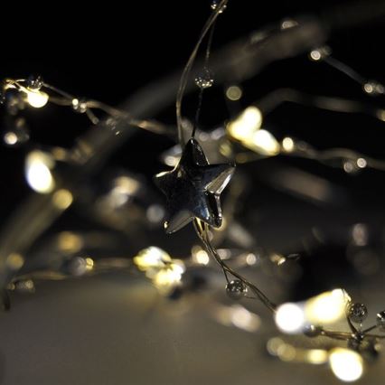 LED Božična veriga 1 m 20xLED/2xAA