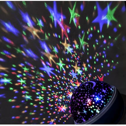 LED Božični projektor USB 4xAAA