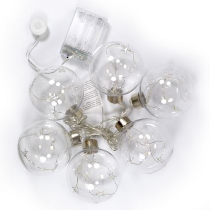 LED Okrasne kroglice 30xLED/3xAA pr. 8cm