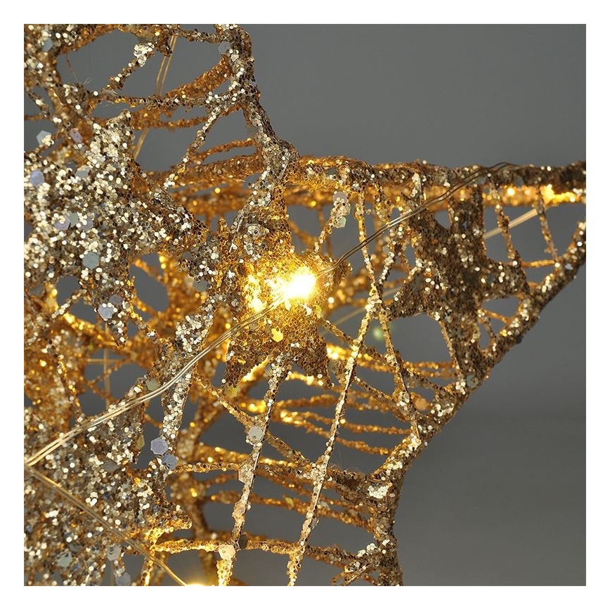 LED Božična dekoracija 14xLED/2xAA zvezda