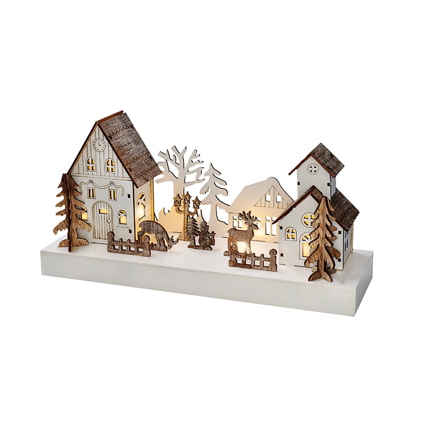 LED Božična dekoracija LED/2xAA topla bela