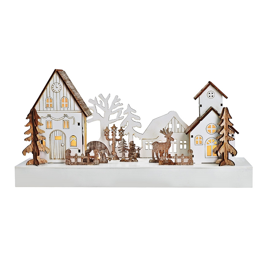 LED Božična dekoracija LED/2xAA topla bela