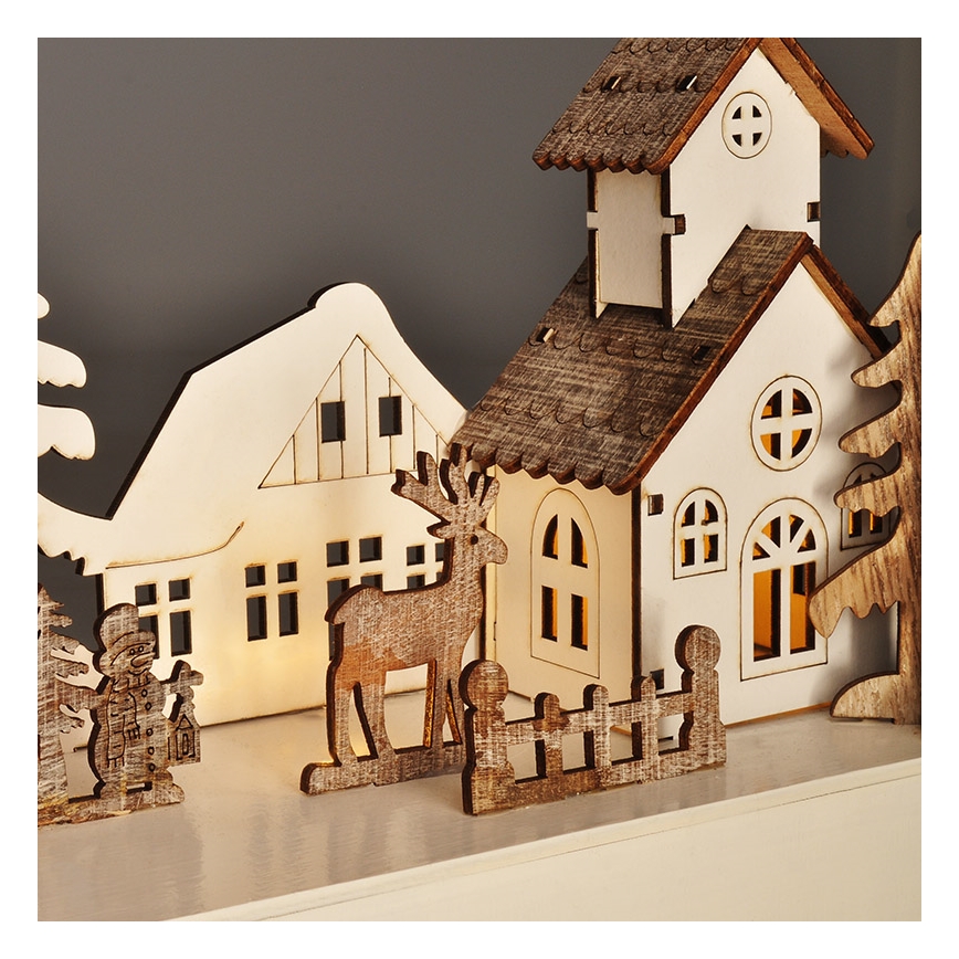 LED Božična dekoracija LED/2xAA topla bela