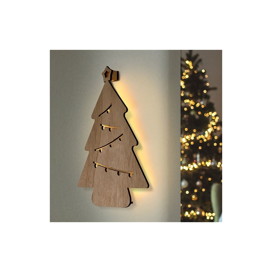 LED Božična dekoracija LED/2xAA drevo