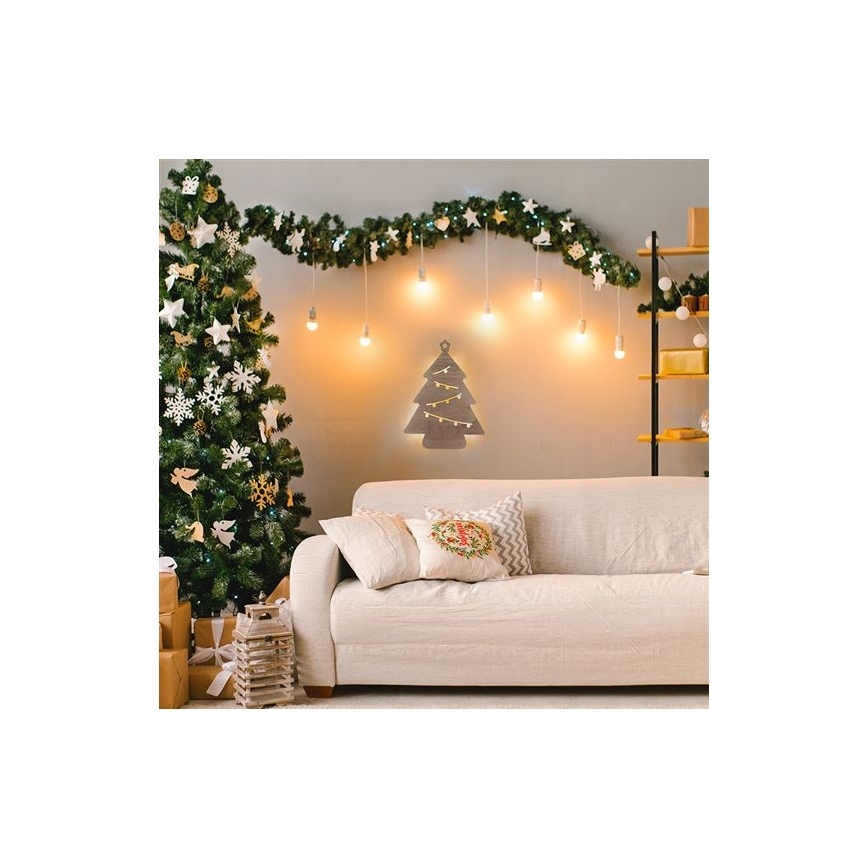 LED Božična dekoracija LED/2xAA drevo