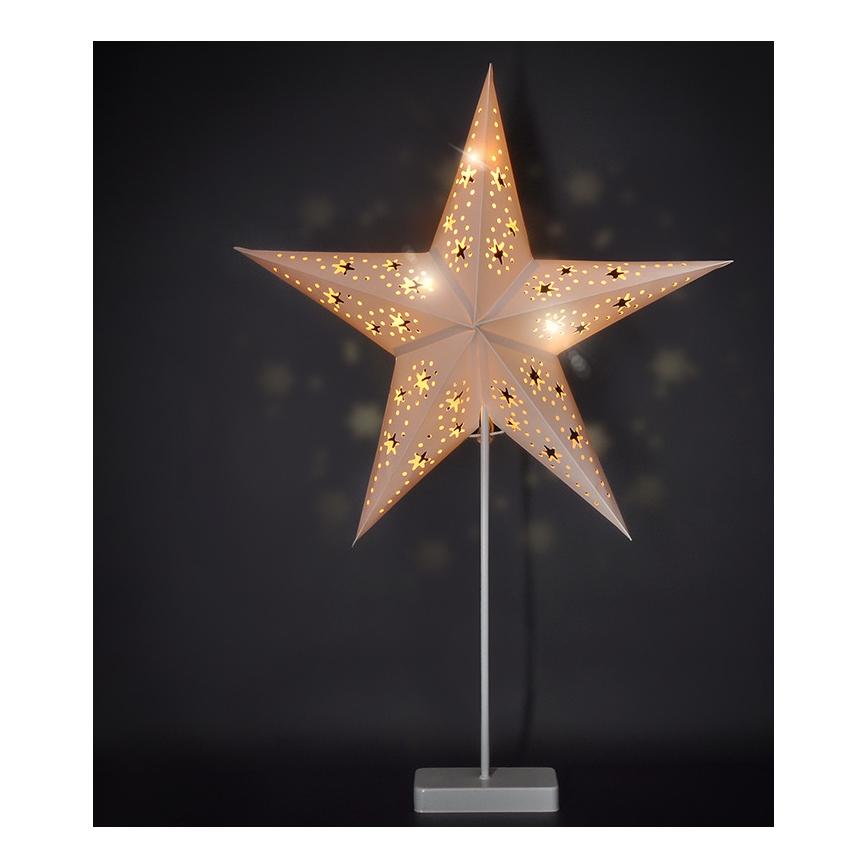 LED Božična dekoracija LED/3xAA zvezda