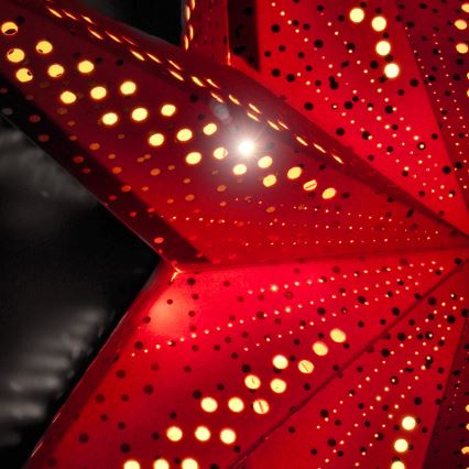 LED božična dekoracija LED/2xAA 60 cm zvezda