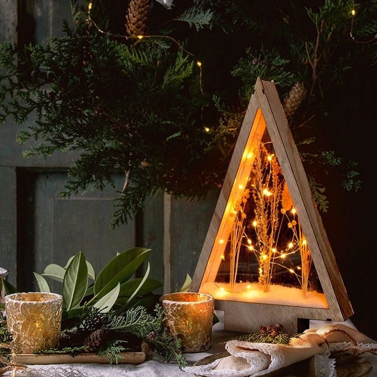 Solight 1V267 - LED Božična dekoracija LED/2xAA zimske rože prekrite s snegom