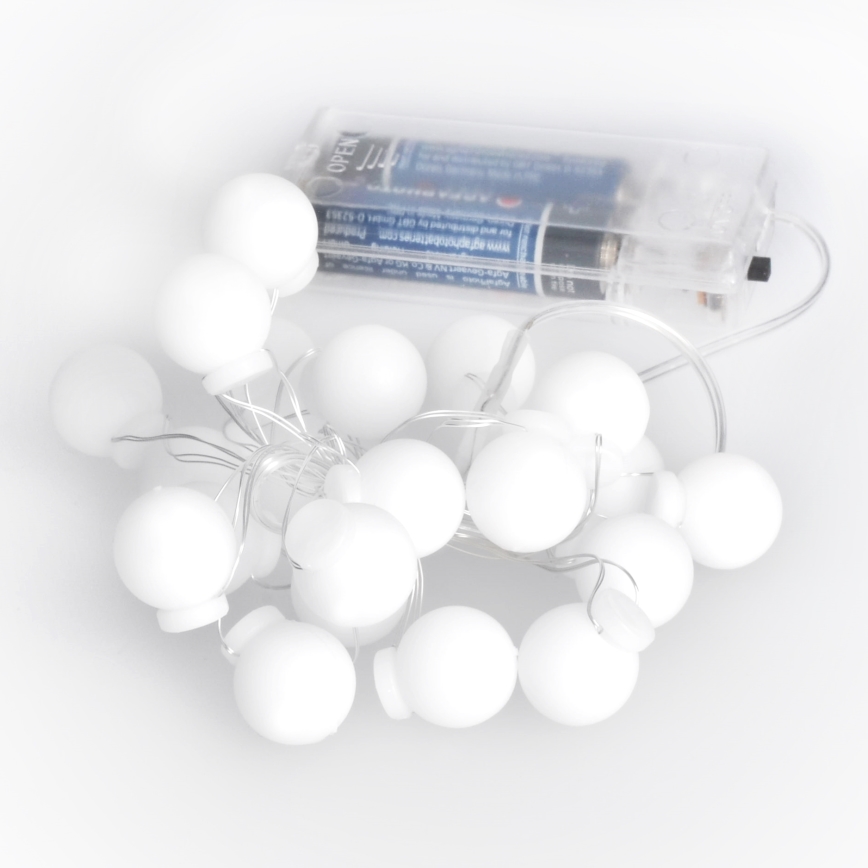 LED Božična veriga 20xLED/2xAA 2,3 m multicolor