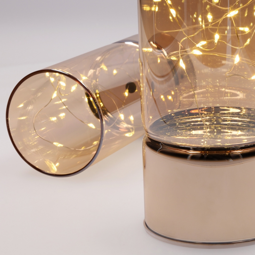 Komplet 2x LED božičnih lučk 20xLED+10xLED/2xAA+3xAA topla bela