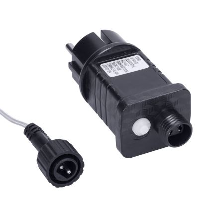 LED Zunanja božična zavesa 360xLED/8 funkcij 15m IP44 topla bela