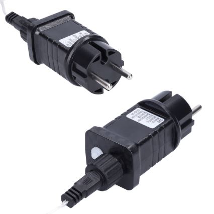 LED zunanja zavesa 360xLED/8 funkcij 15m IP44 topla bela