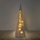 LED Božični okrasek 3D drevesce 1xLED/3xAA