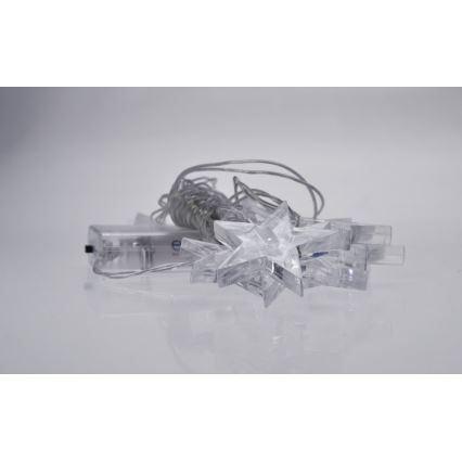 LED  veriga 10xLED/2xAA 2,5m modra