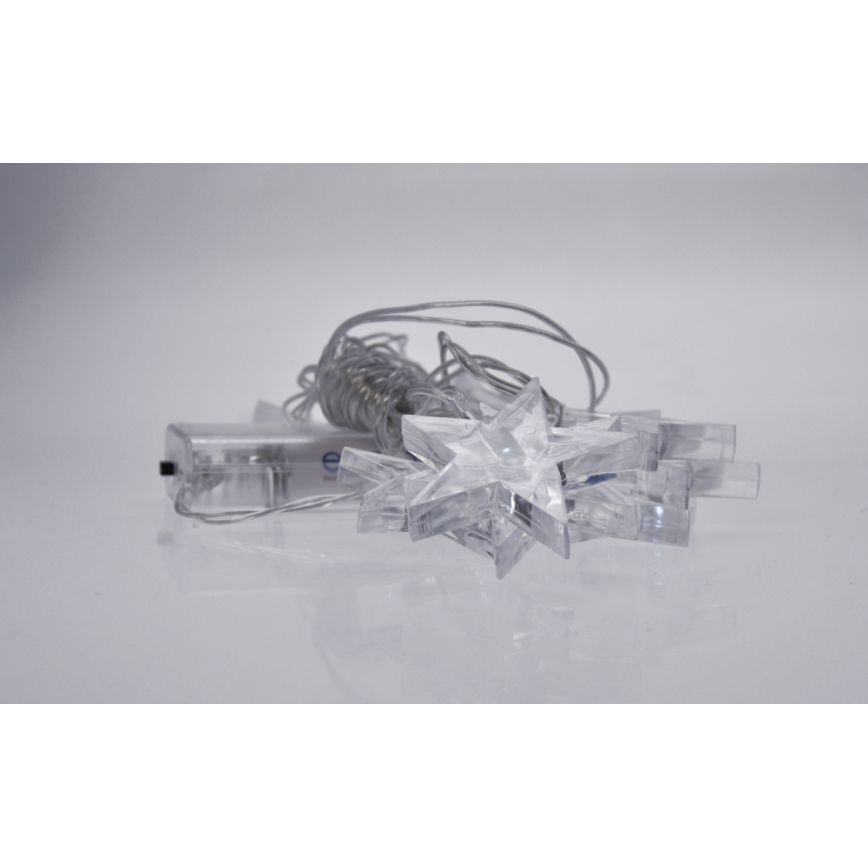 LED  veriga 10xLED/2xAA 2,5m modra