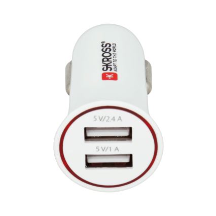 Avto polnilnik 2xUSB/3400mA/12-24V/5V