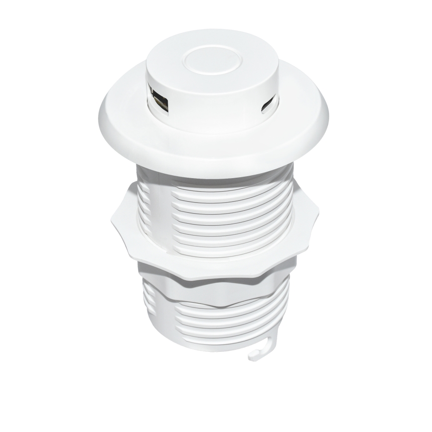 Vgradni USB polnilec USB A+C bela