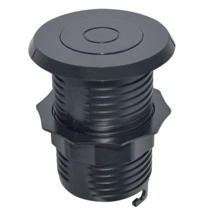 Vgradni USB polnilec USB A+C črna