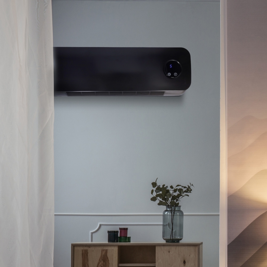 Keramični grelnik za kopalnico 1000/2000W/230V IP24 + daljinski upravljalnik