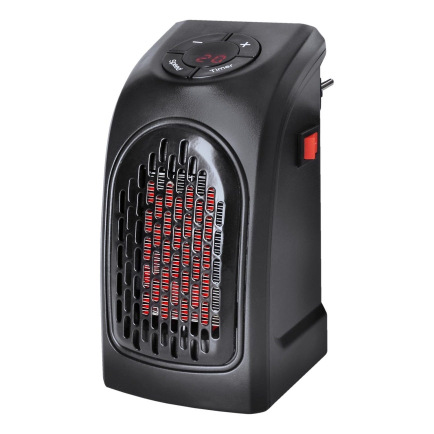 Solight KP09 - Mini natični ventilator s keramičnim grelnim elementom 350W/230V