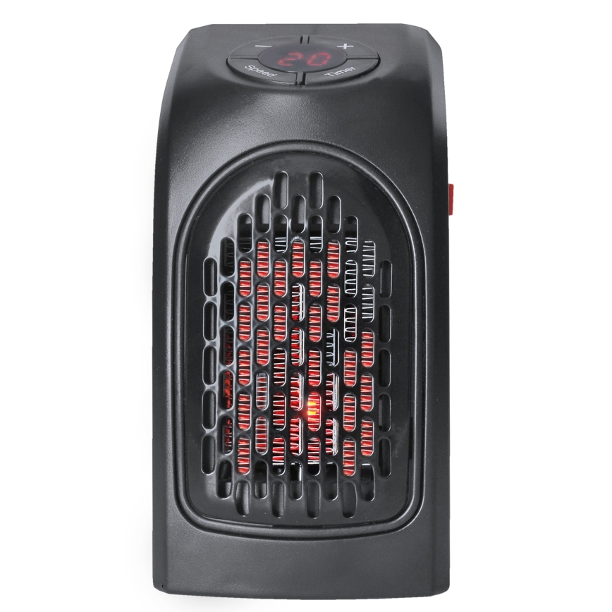 Solight KP09 - Mini natični ventilator s keramičnim grelnim elementom 350W/230V