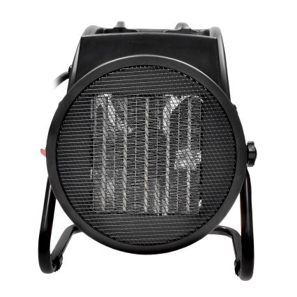Talni ventilator s keramičnim grelnikom 3000W/230V črna