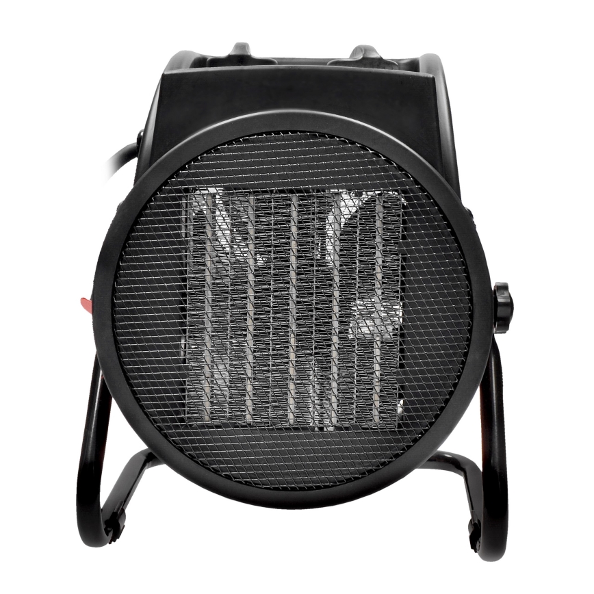 Talni ventilator s keramičnim grelnikom 3000W/230V črna
