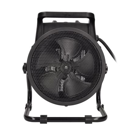 Talni ventilator s keramičnim grelnikom 3000W/230V črna