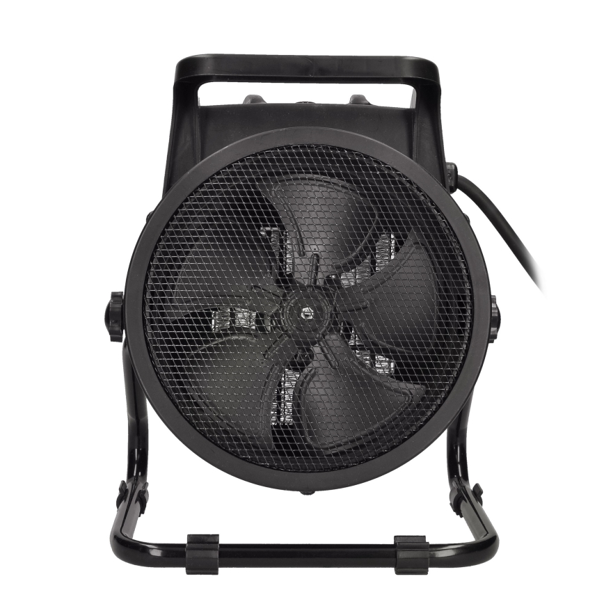 Talni ventilator s keramičnim grelnikom 3000W/230V črna