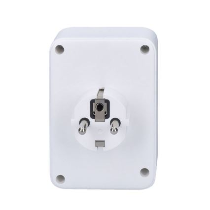 Večvtičnica 1x16A+2x 2,5A z 2xUSB A+C polnilcem bela