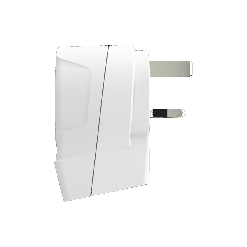 Potovalni adapter za Veliko Britanijo 230V + 2x USB