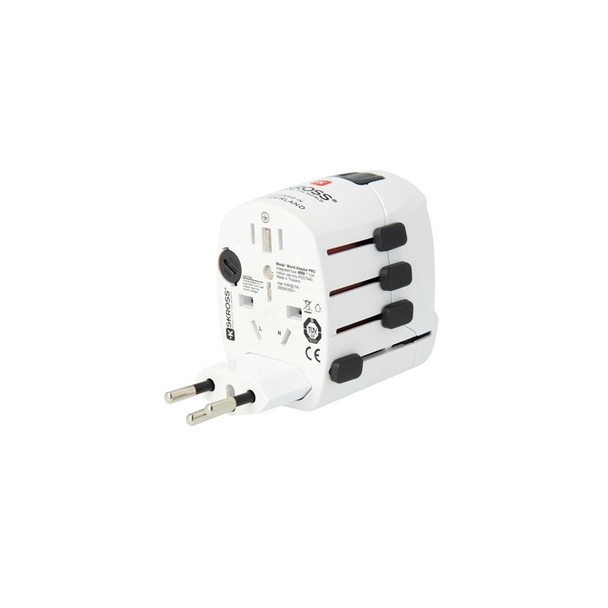 Univerzalni potovalni adapter za cel svet 230V + USB