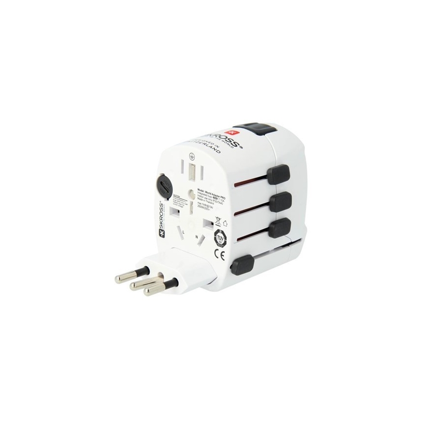 Univerzalni potovalni adapter za cel svet 230V + USB