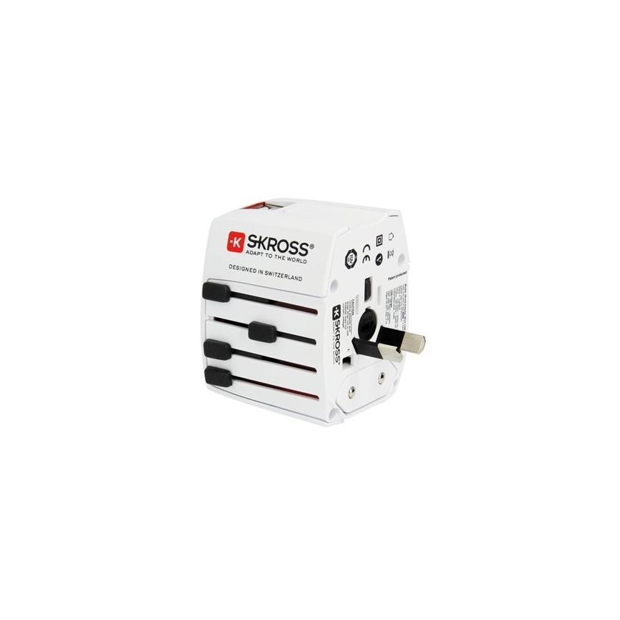 Mednarodni potovalni adapter 230V230V + 2x USB