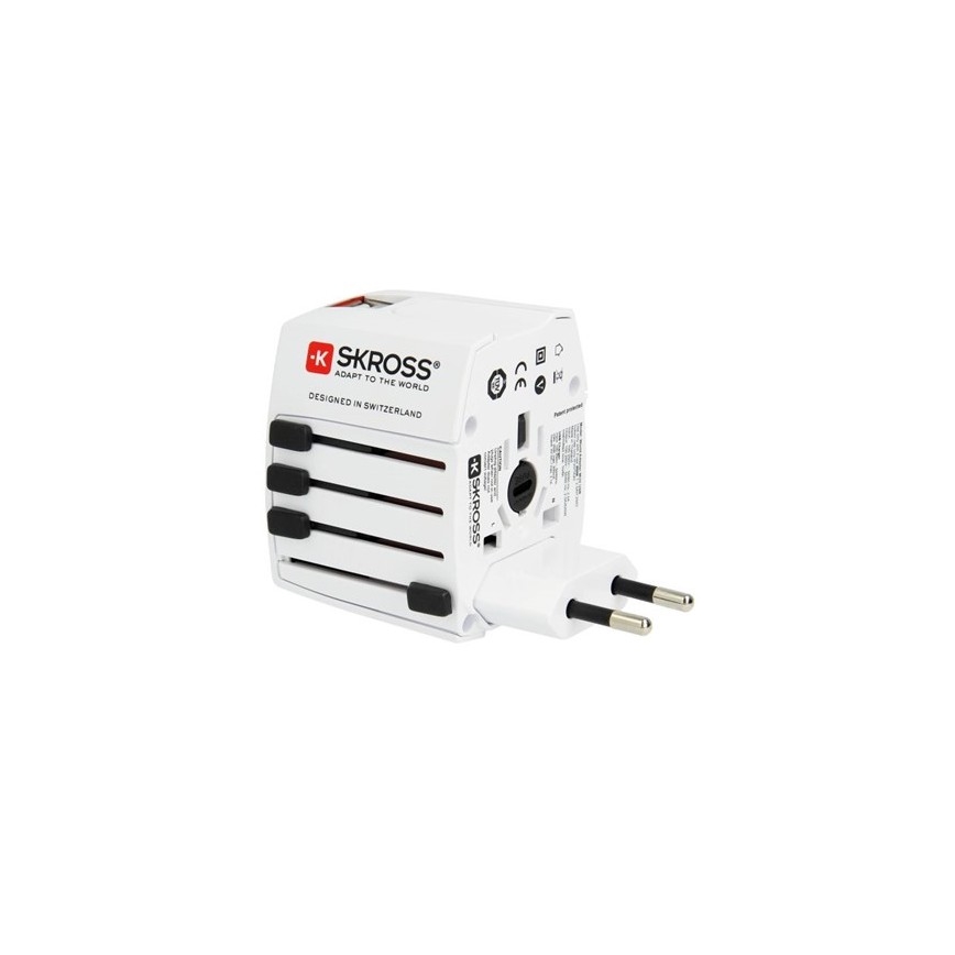 Mednarodni potovalni adapter 230V230V + 2x USB