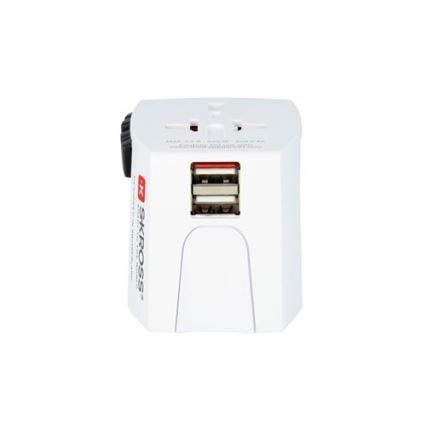 Mednarodni potovalni adapter 230V230V + 2x USB