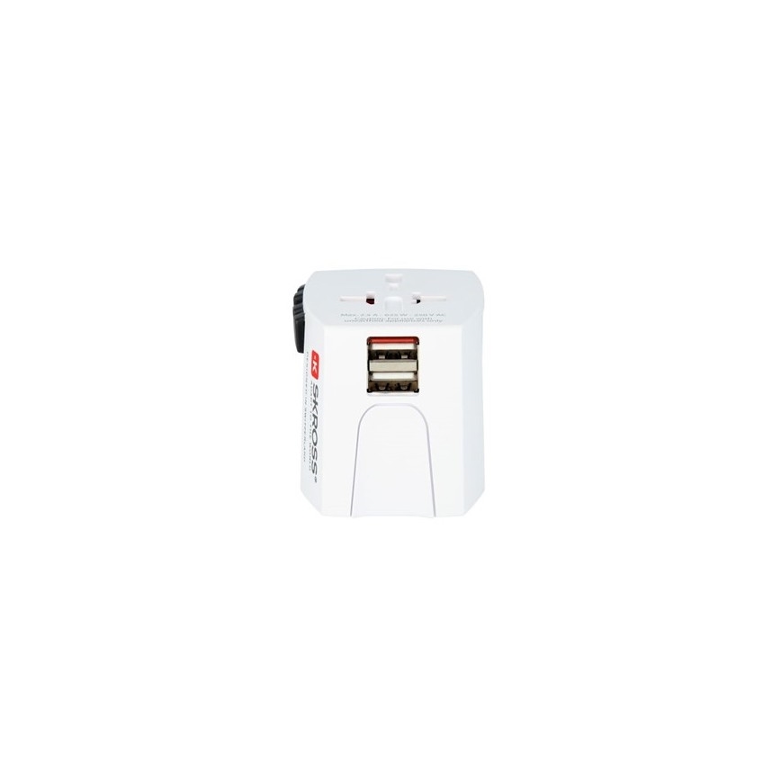 Mednarodni potovalni adapter 230V230V + 2x USB