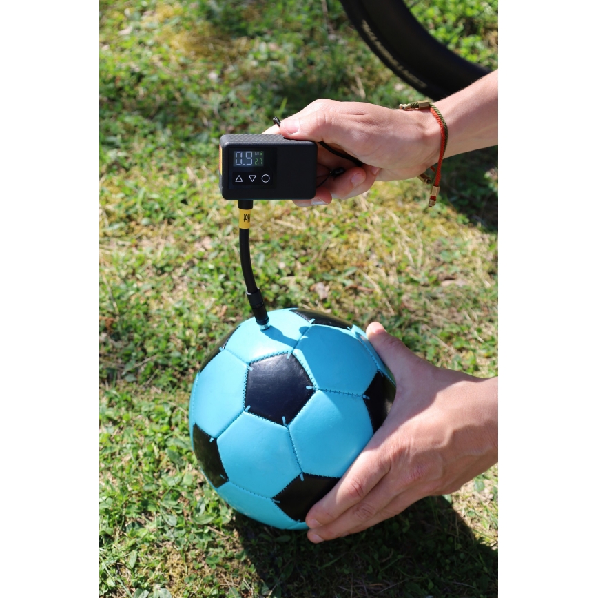 Digitalni žepni kompresor 2000 mAh 5V črn